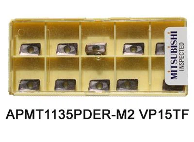 ورق های فرزکاری کاربید APMT1135PDER-M2 VP15TF